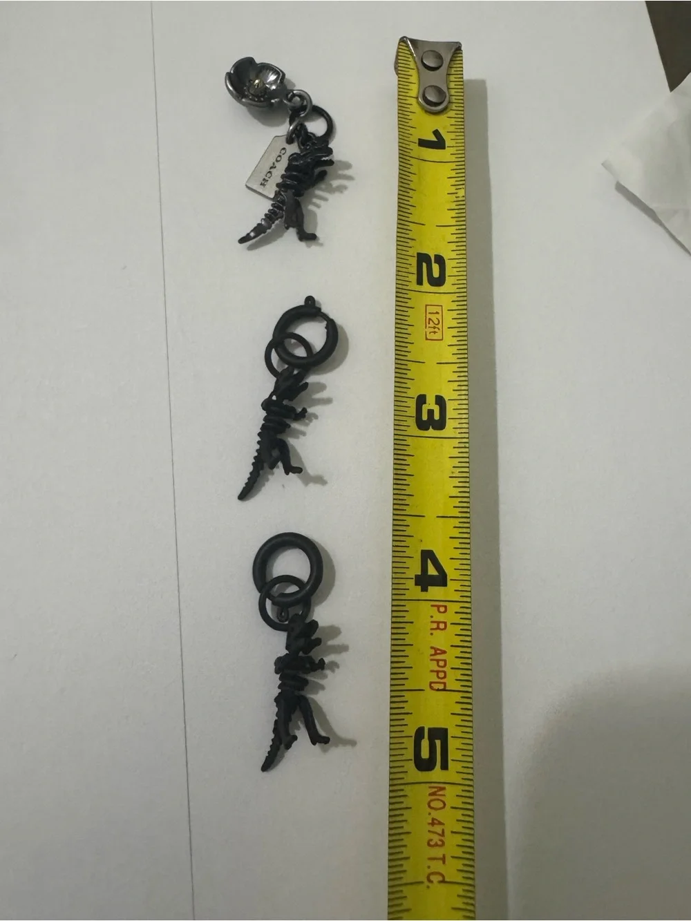 Coach Black Metal Charms - Picture 5 of 6